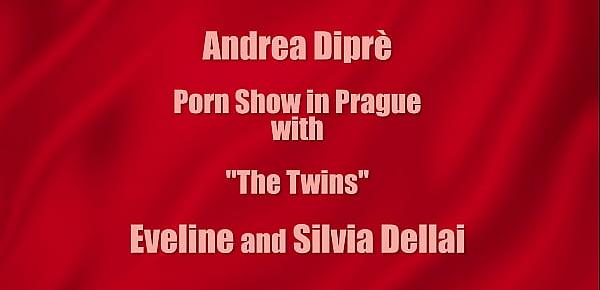  Andrea Diprè Porn Show in Prague with the Sisters Eveline and Silvia Dellai